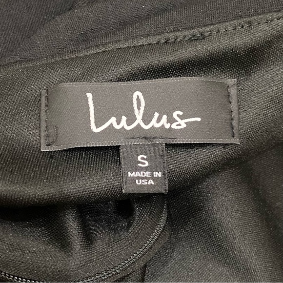 LULU’s JD7678 Season of Fun Black Off-Shoulder Skater Dress Size S - Picture 12 of 15